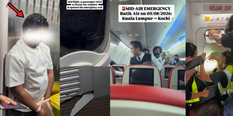 Passenger Arrested After Allegedly Trying To Open Emergency Door During Kochi-Bound Flight