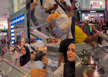 Lady Gets Sweet Revenge On Turkish Ice Cream Seller By Beating Him At His Own Game