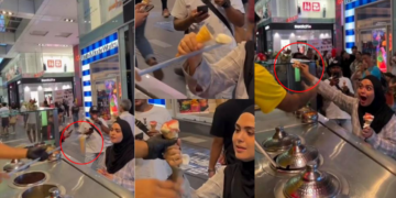 Lady Gets Sweet Revenge On Turkish Ice Cream Seller By Beating Him At His Own Game