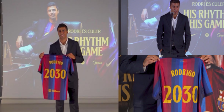 ‘Barcelona was my first choice’ – Rodri opens ‘important new chapter’ after completing move from Manchester City