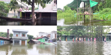 Myanmar villagers plead for medicine and clean water as floods swallow homes
