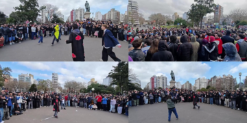 +1000 aura – Hundreds of young people take TikTok’s ‘aura farming’ to the streets of Mar del Plata
