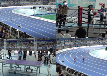 Bots go for gold! – Humanoids sprint, punch and CRASH in battle for glory at Beijing Robot Games