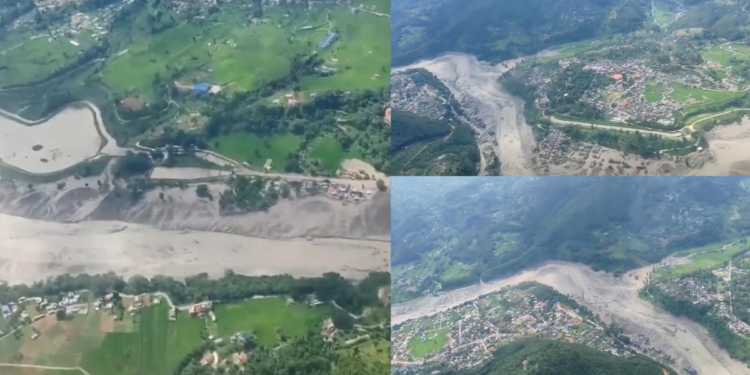 DEADLY deluge – Aerial footage reveals Nepal flood devastation as 72 killed, 384 travellers missing