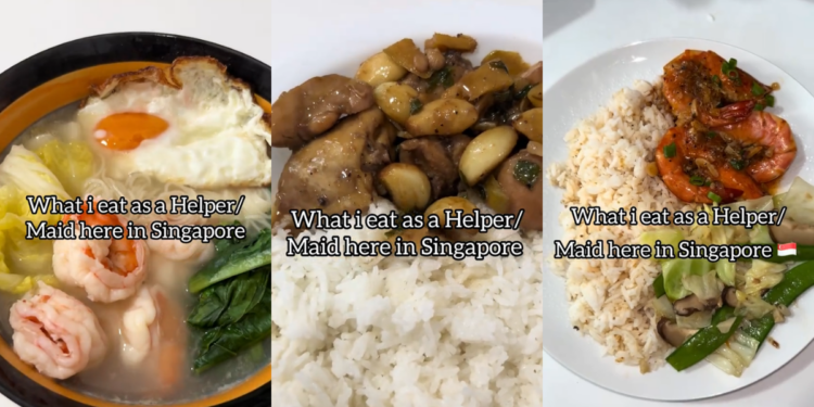 Helper Shares Her Daily Meals And A Glimpse Into Her Life Working In Singapore