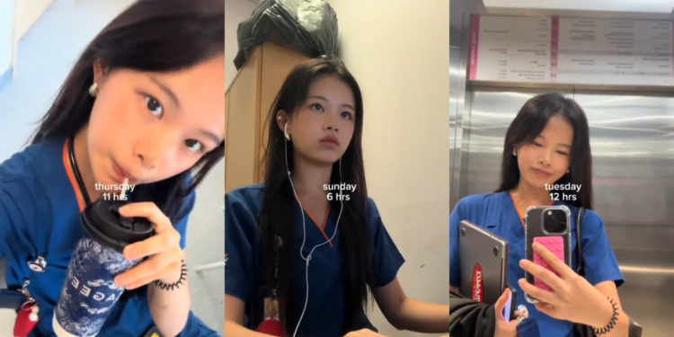 Medical Worker Shares How Much Time She Spends at Work During the Week