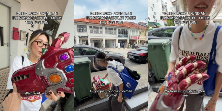TikToker Finds Working Iron Man Gauntlet In Rubbish And Happily Takes It Home