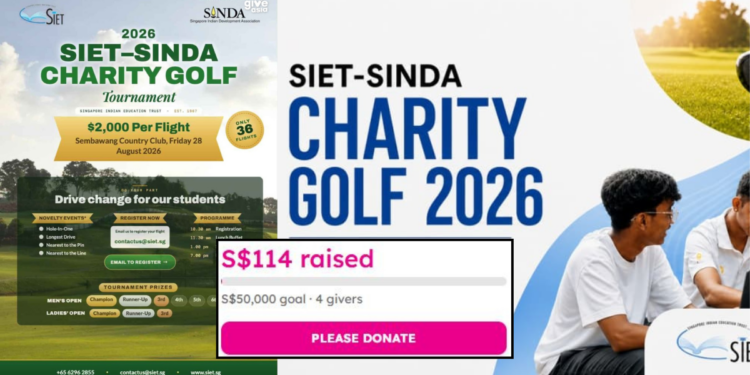 Support SIET–SINDA Charity Golf 2026 And Help Indian Students Facing Financial Hardship