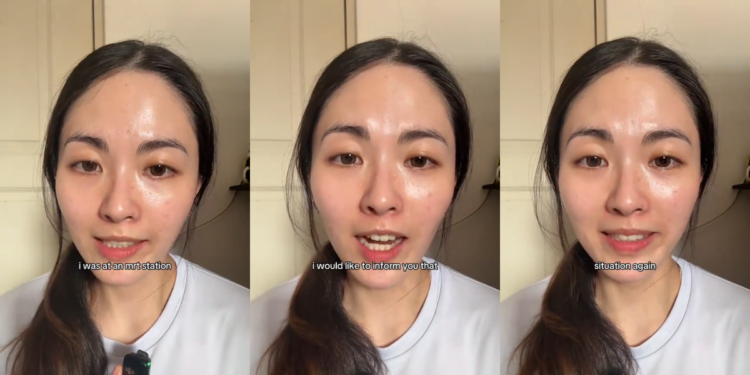 “Consideration For Others Is Dead,” Woman Calls Out Commuter Blocking MRT Queue With Plastic Bags