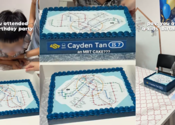 This Seven-Year-Old’s Birthday Cake Is Basically An MRT Map You Can Eat