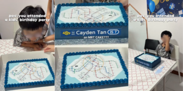 This Seven-Year-Old’s Birthday Cake Is Basically An MRT Map You Can Eat