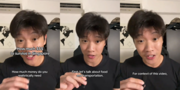 TikToker Estimates S$1.9K A Month Can Cover Life In Singapore, Sparking Debate Online