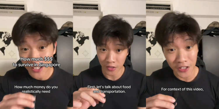 TikToker Estimates S$1.9K A Month Can Cover Life In Singapore, Sparking Debate Online