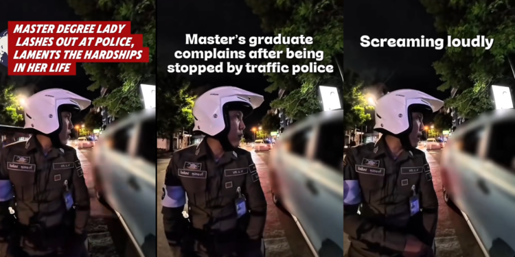 Master’s Graduate Complains After Traffic Police Stop Her, Turning Routine Check Into Emotional Rant