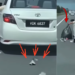 Car Driver Drags Garbage Bag Along Highway Spilling Trash Across Road