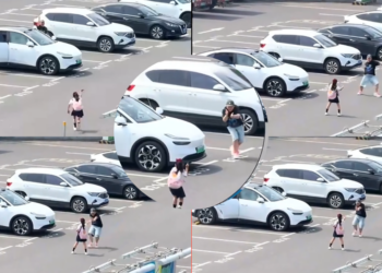 Dad and Daughter Share Adorable Secret Dance Code During After-School Pickup Greeting