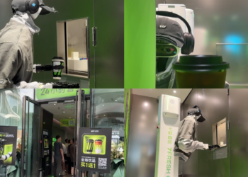 Beijing robot barista pours its way to world record with 202 cups per hour