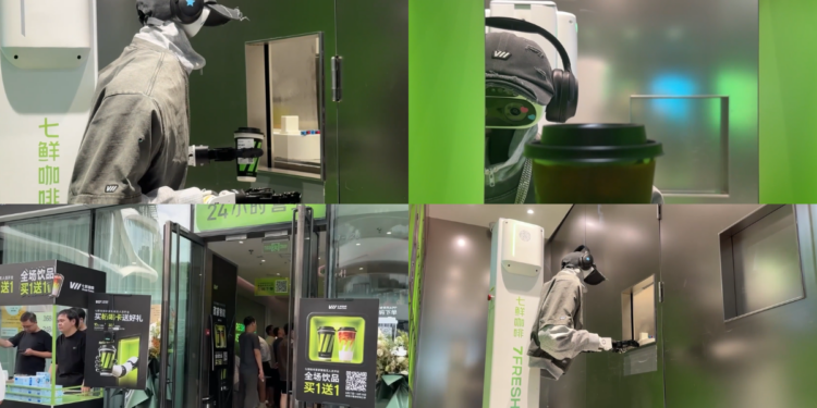 Beijing robot barista pours its way to world record with 202 cups per hour