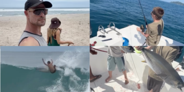 Chris Hemsworth’s Costa Rica Family Holiday Packed With Surfing, Fishing, Climbing And Cliff Jumps