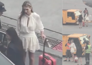 Missed Their Flight, So Two Travelers Ran Onto The Aircraft Tarmac To Stop It !