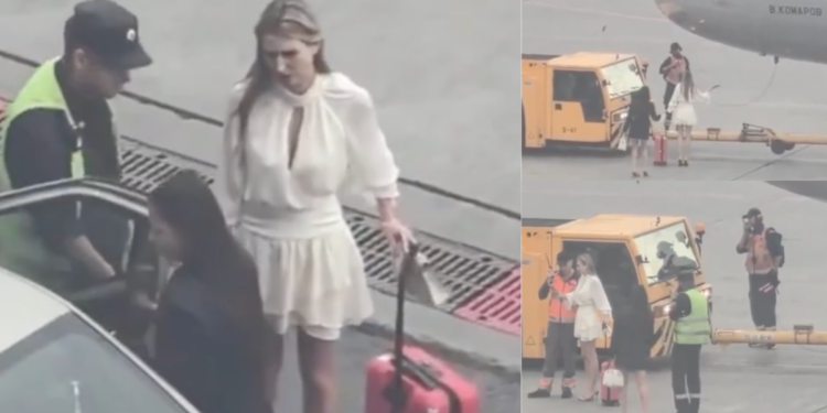 Missed Their Flight, So Two Travelers Ran Onto The Aircraft Tarmac To Stop It !