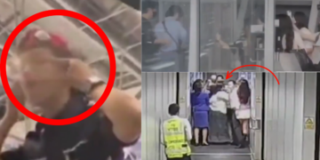 Thailand Airport Apologises As Guard Makes Racist Gesture At Unruly Fans