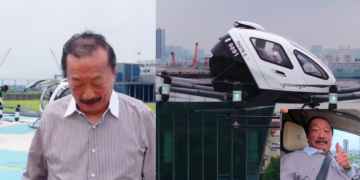 Vincent Tan Makes History As First Malaysian To Fly Pilotless EH216-S Air Taxi