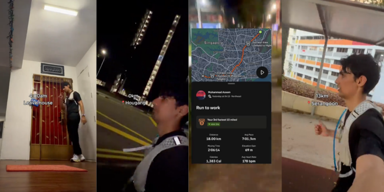 Man Runs 36km To Work And Back, Viewers Praise His Strong Aerobic Base