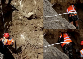 Breaking through – Nepal rescuers BLAST into flood-blocked tunnel in hunt for 42 workers