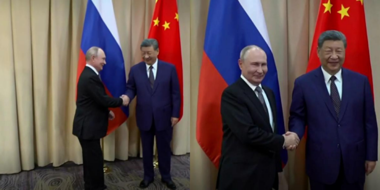 Ni hao! – Putin and Xi Jinping greet each other in mandarin during SCO Summit meeting in Bishkek