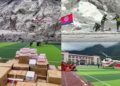 Lifeline from above – Vital supplies airlifted to rescuers with sniffer dogs searching mud in China’s Gyirong