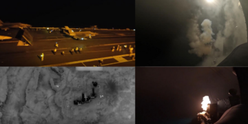 Night strikes – CENTCOM releases footage of attacks on Iranian targets
