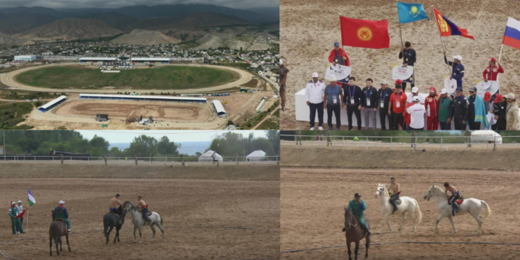 Wrestling on HORSEBACK – Astonishing ‘Er Enish’ discipline goes viral at World Nomad Games