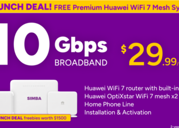SIMBA Brings Premium Whole-Home Wi-Fi Coverage to Singapore with Huawei’s First-in-Singapore Wi-Fi 7 Router-Integrated ONR, Redefining What Home Broadband Can Be