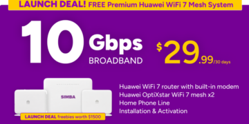 SIMBA Brings Premium Whole-Home Wi-Fi Coverage to Singapore with Huawei’s First-in-Singapore Wi-Fi 7 Router-Integrated ONR, Redefining What Home Broadband Can Be