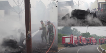 Boots on the ground – Indonesian troops deployed as escalating Palangkaraya wildfires force fight on foot