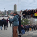A group of bald men meet in Mar del Plata, Argentina as a symbol of pride and acceptance