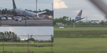 At least five killed, five injured after Amazon Air cargo plane crashes into vehicles at Miami airport