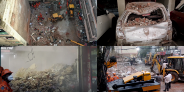 At least seven dead as five-storey Delhi, India student building collapses after locals say safety fears were flagged
