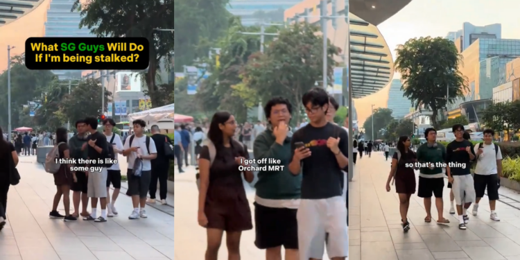 TikToker Tests How Singaporean Men Respond When Woman Say She’s Being Stalked